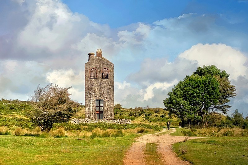 Housemans engine house at Minions on Bodmin Moor in Cornwall  DM range