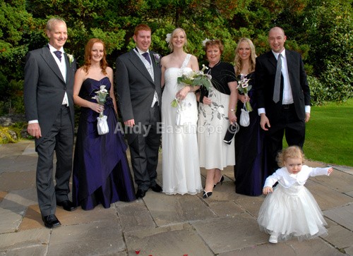 Family and Flower girl - Neil and Holly Bramwell
