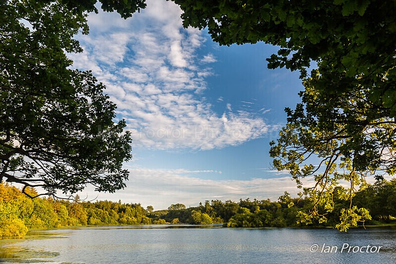 Framed Skyscape at Hillsborough Lake - County Down