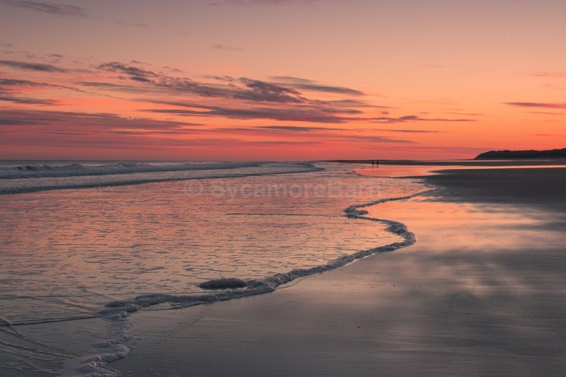 Cold Dawn On Bamburgh Beach, Northumberland - Northumberland