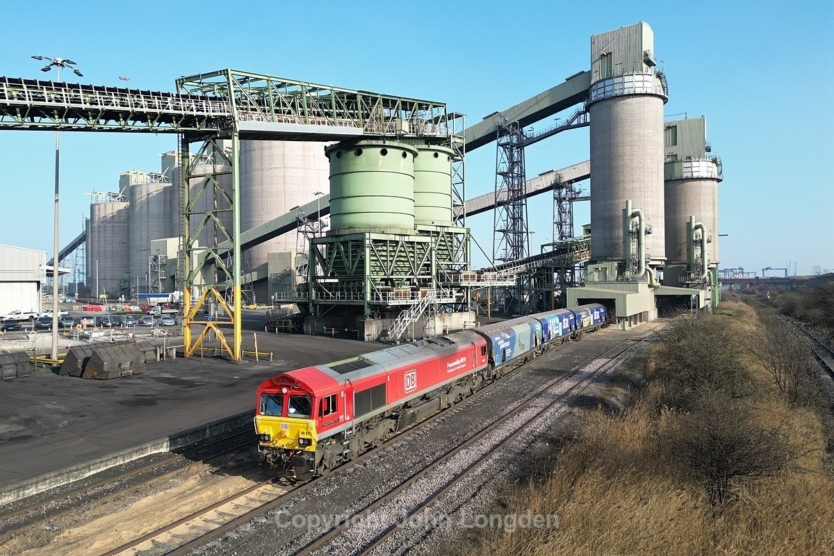 JL - 20.3.25 66077 6H77 Immingham  Biomass - Drax, Immingham 3 - Latest shots