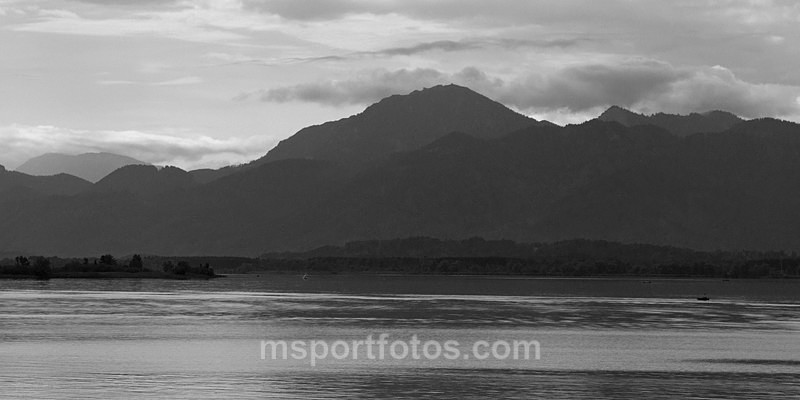 Mountains over Chiemsee - Travel, city/land scapes