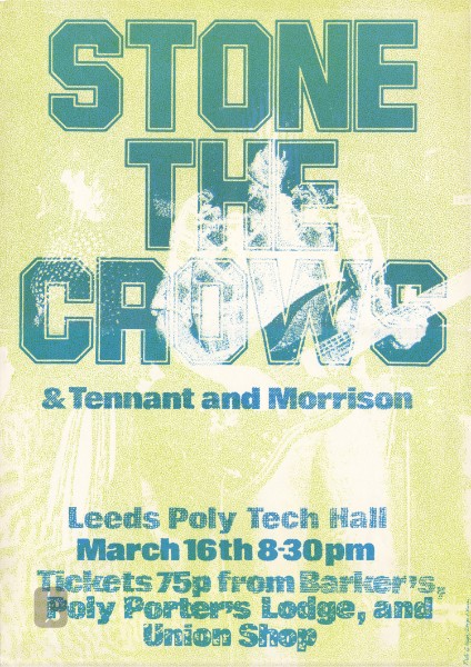 Stone The Crows - Prints 'In 1972'