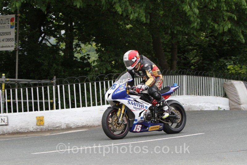 Michael Rutter Triumph / Smiths Triumph - Monster Energy Supersport Race 2