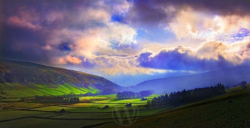 Littondale Yorkshire Dales England - Sky