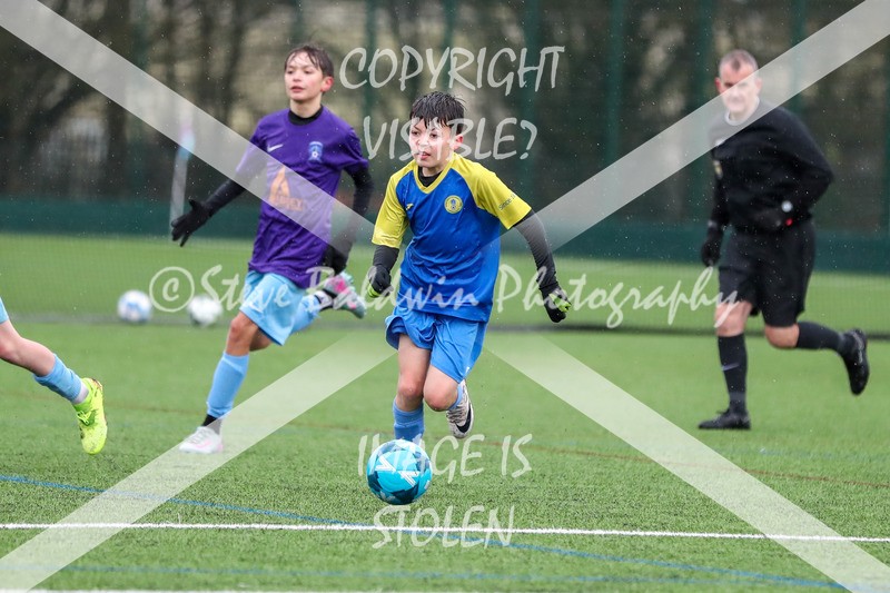 1DX20317 - 2026-02-15 FC Abbey Meads U13 Purple V Royal Wootton Bassett Town Youth U13 Yellow