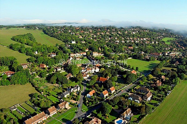 East Dean Morning - East Dean village, East Sussex