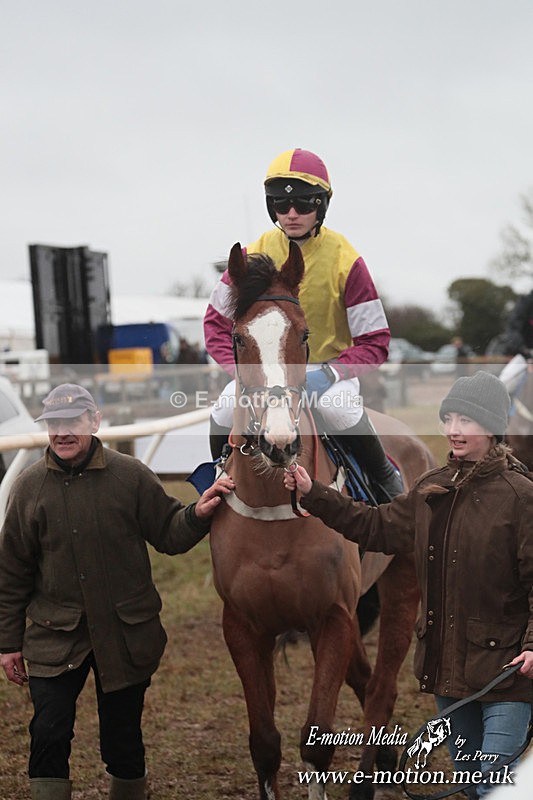 PtP 260125 446 - Cocklebarrow Point-to-Point racing with the Heythrop Hunt 26/01/25