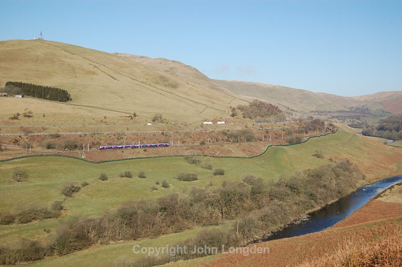 JL - 25.3.16 350xxx 1M92 07.09 Glasgow - Man Airport, Lune Gorge - West Coast Main Line (north to south)