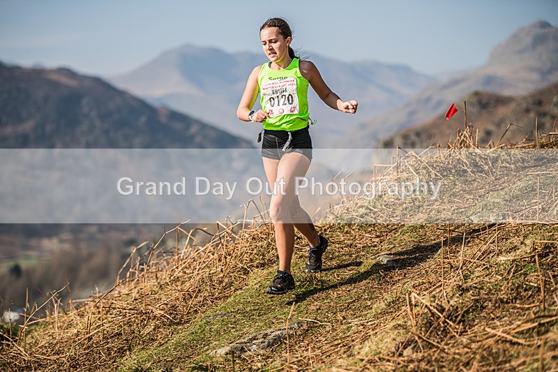 Elterwater-376 - Kendal Winter League Elterwater Under 15/17 Fell Races Sunday 9th March 2025