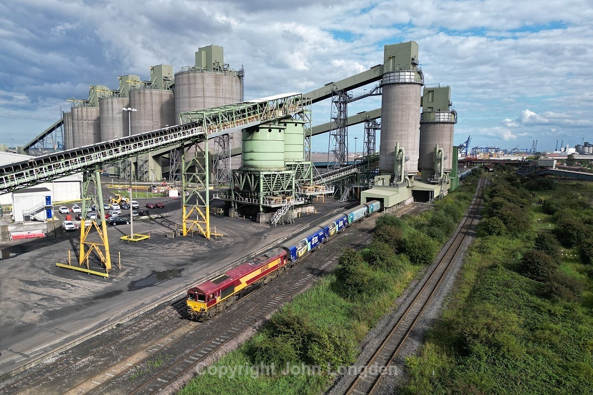 JL - 15.8.23 66040 6H79 Immingham - Drax PS, Immingham - North Lincs