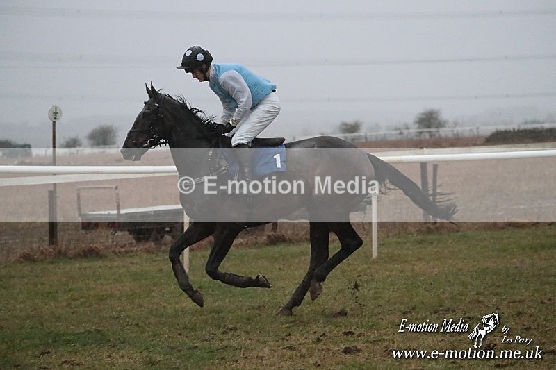 PtP 260125 1202 - Cocklebarrow Point-to-Point racing with the Heythrop Hunt 26/01/25