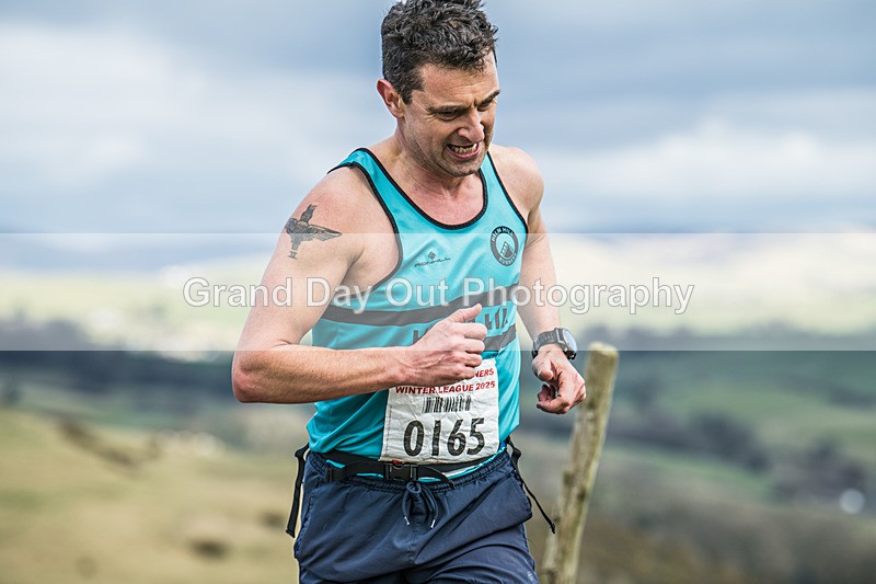 Helm Hill -428 - Kendal Winter League Helm Hill Fell Races (Under 13/15/17 & Seniors) Sunday 16th March 2025