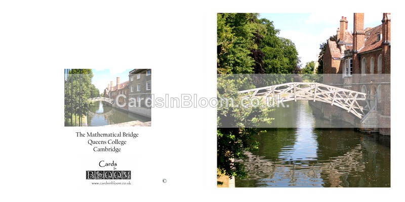 01 The Mathematical Bridge - CAMBRIDGE CARDS