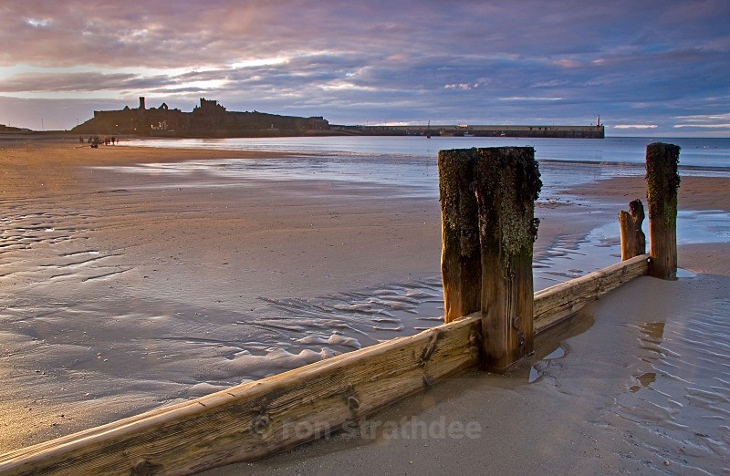 Peel beach at low tide - Sea of Man