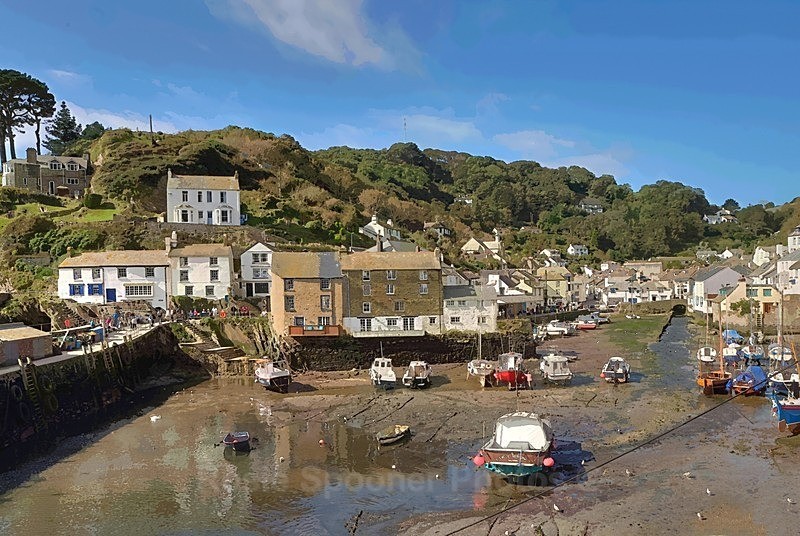 Very low tide - Polperro