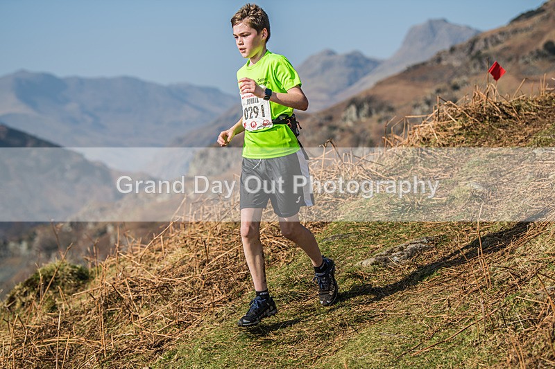 Elterwater-321 - Kendal Winter League Elterwater Under 15/17 Fell Races Sunday 9th March 2025
