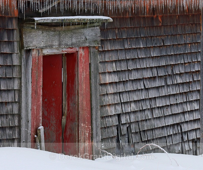 Red Door of Yore - Old Barns & Buildings