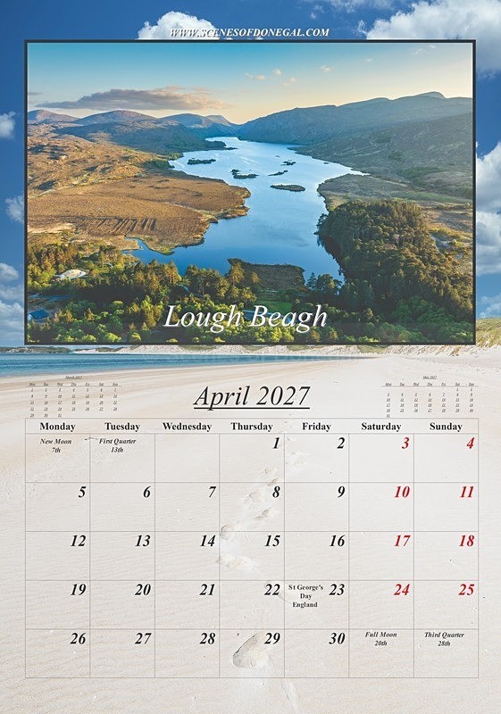 2027 calendarplp_Page4 - 2027 Scenes of Donegal Calendar
