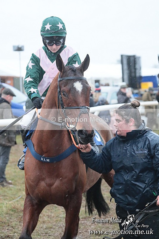 PtP 260125 666 - Cocklebarrow Point-to-Point racing with the Heythrop Hunt 26/01/25