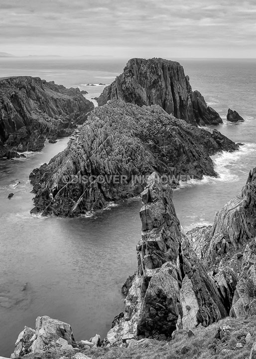 At Prockagh - Inishowen peninsula- B&W