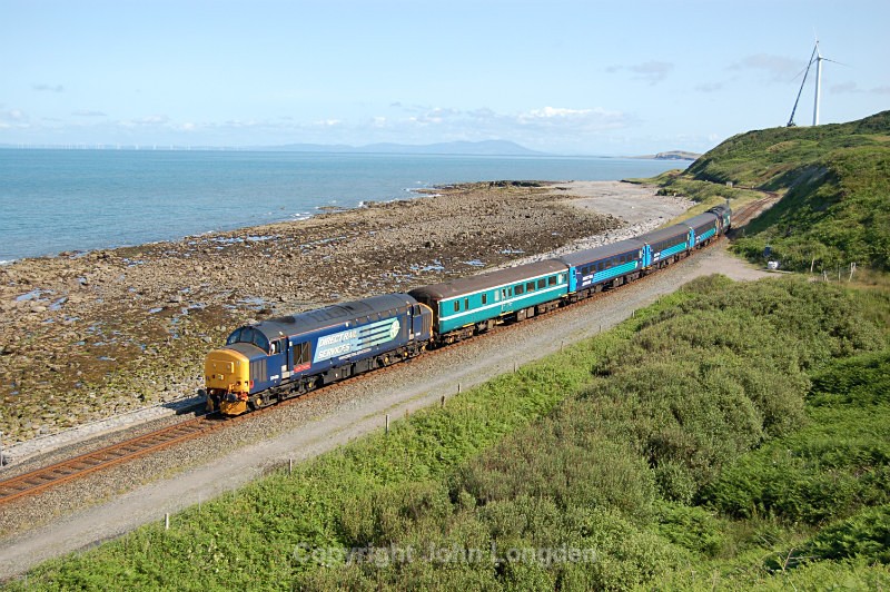 JL - 8.7.15 37409 2C40 08.42 Carlisle - Barrow, Parton North Junc - Cumbrian Coast (north to south)