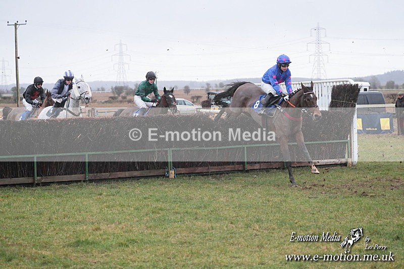 PtP 260125 543 - Cocklebarrow Point-to-Point racing with the Heythrop Hunt 26/01/25