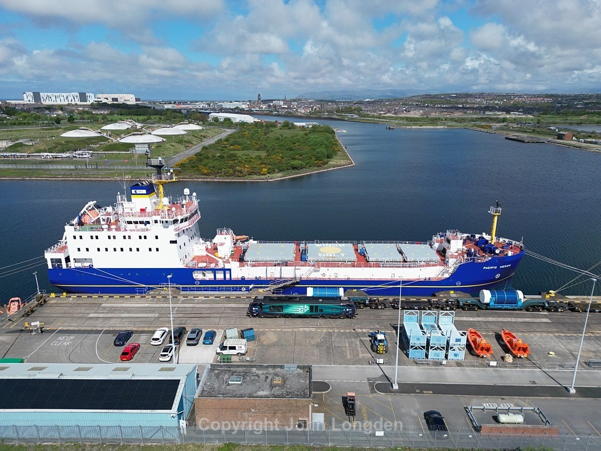 JL - 11.5.23 68002 'Intrepid' NTS Barrow Marine Terminal 7X24 - Cumbrian Coast (north to south)