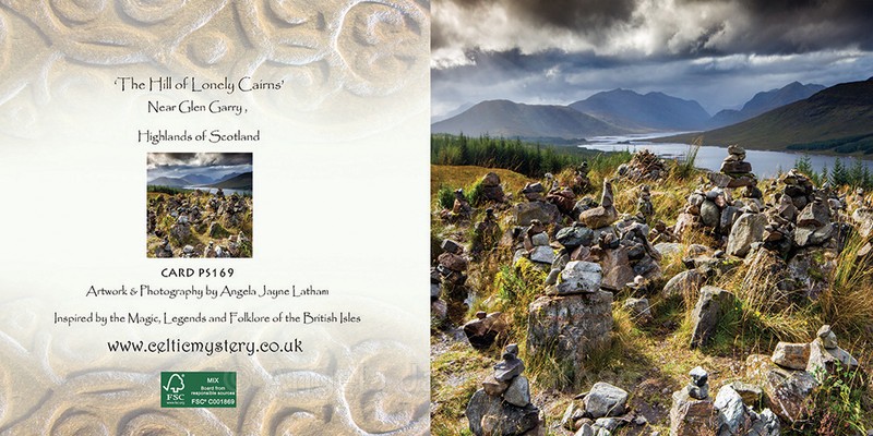 PS169 Hill of Lonely Cairns, Glen Garry - Scottish Landscapes
