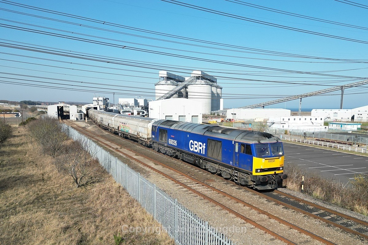 JL - 6.3.26 60026 6N87 Lynemouth - Tyne CT, Lynemouth - Latest shots