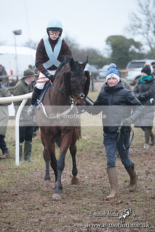 PtP 260125 672 - Cocklebarrow Point-to-Point racing with the Heythrop Hunt 26/01/25