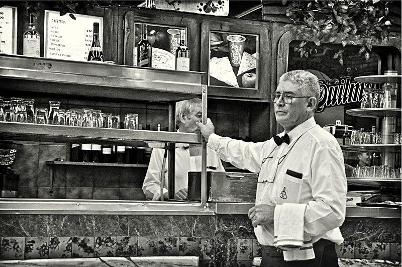 Fin de journée - Mozos: Garçons de café de Buenos Aires