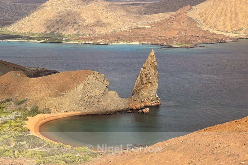 Pinnacle Rock and Dorada Beach, Bartolome Island, Galapagos - Galapagos, Ecuador