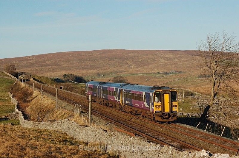11.12.09 Unidentified 153 & 158, 11.51 Carlisle - Leeds, Selside - Around Selside