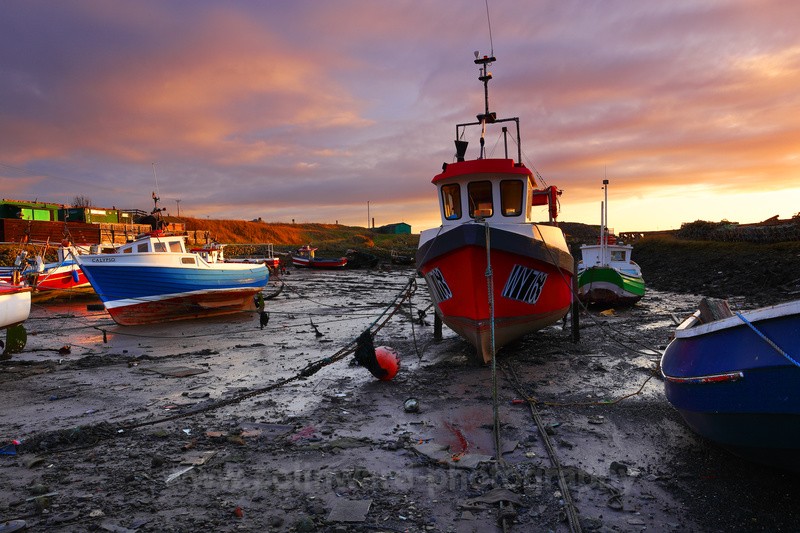 Evening Light, South Gare, Redcar.              ref 1526 - North Yorkshire and Cleveland