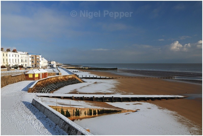 Winter Beach Scene - Snow Pictures
