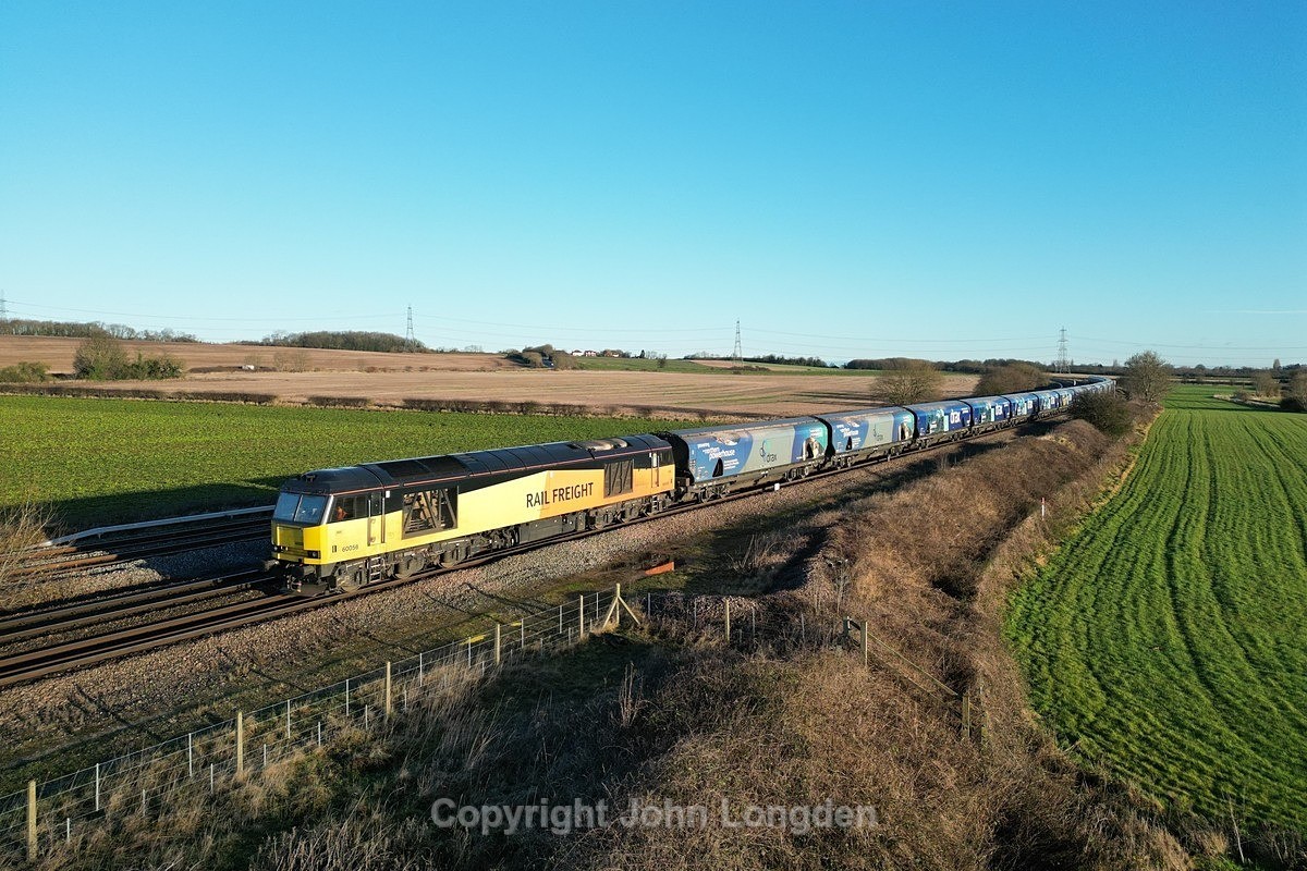 JL - 11.12.23 60056 6H12 Tyne Coal Term - Drax, Burton Salmon - Yorkshire