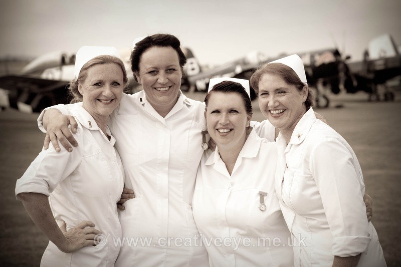 No.0006. Duxford Nurses. - Portraits