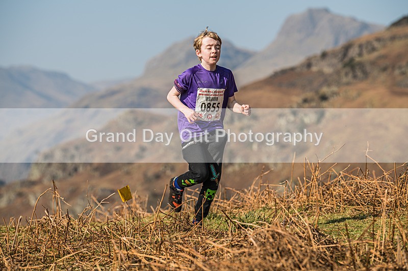 Elterwater-185 - Kendal Winter League Elterwater Under 13 Fell Race Sunday 9th March 2025