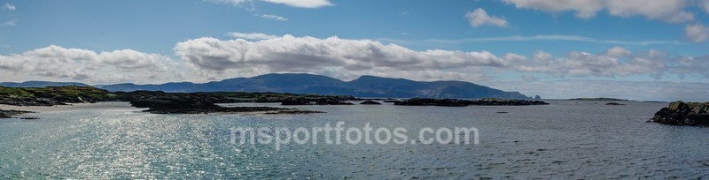Rossbeg beach panorama, Donegal looking SW - Irelands landscapes