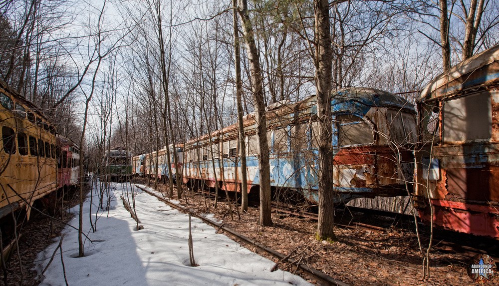 Trolley Graveyard | Philadelphia Bicentennial Cars - The Trolley Graveyard