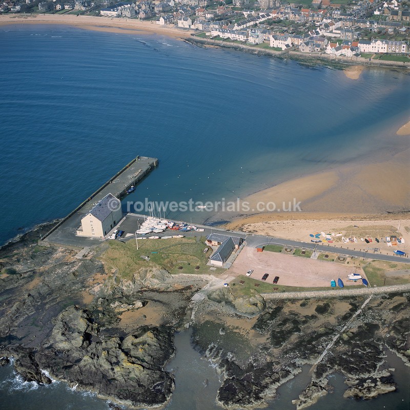 aerial pictures of Scotland east coast villages along the east neuk