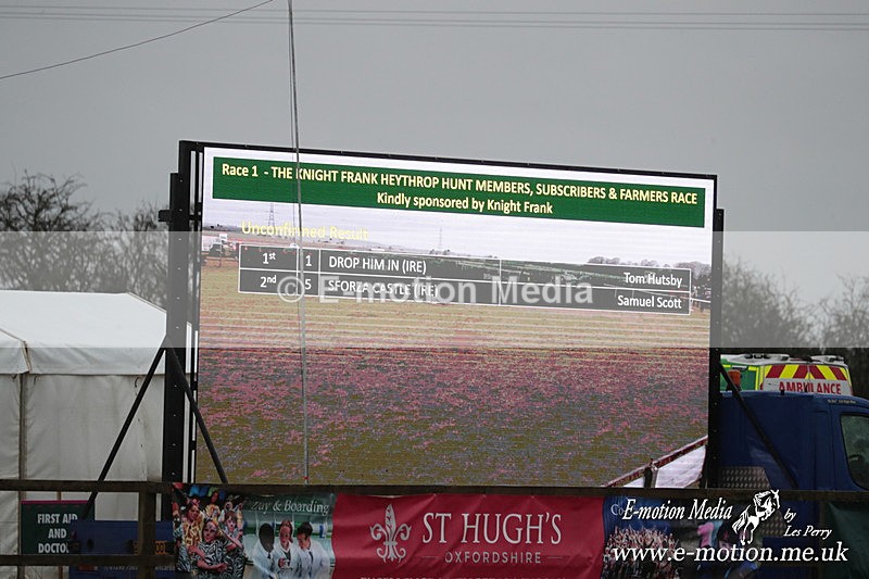 PtP 260125 107 - Cocklebarrow Point-to-Point racing with the Heythrop Hunt 26/01/25
