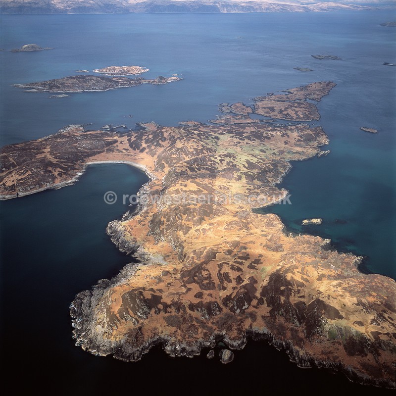 Inner Hebrides Island of Lunga on the west coast of Scotland