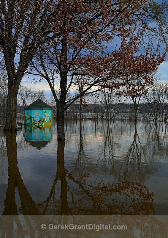 Fredericton Spring Flood 2018 New Brunswick Canada - Extreme Weather