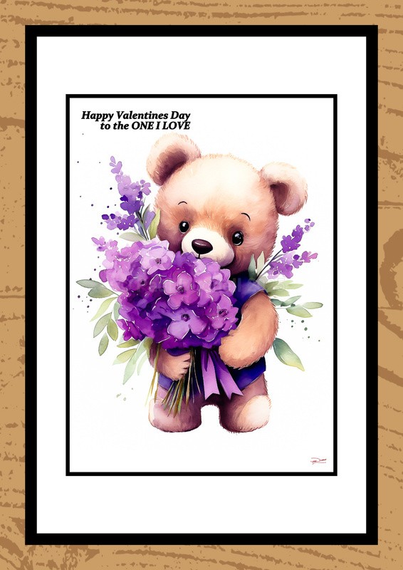 St Valentine's Day Watercolour Paintings - Timeless Romance by Artist Paul Duddell