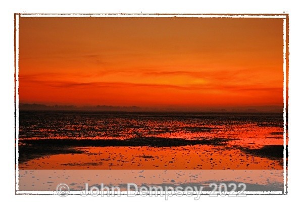 Basin Fire Sunset - Montrose Basin