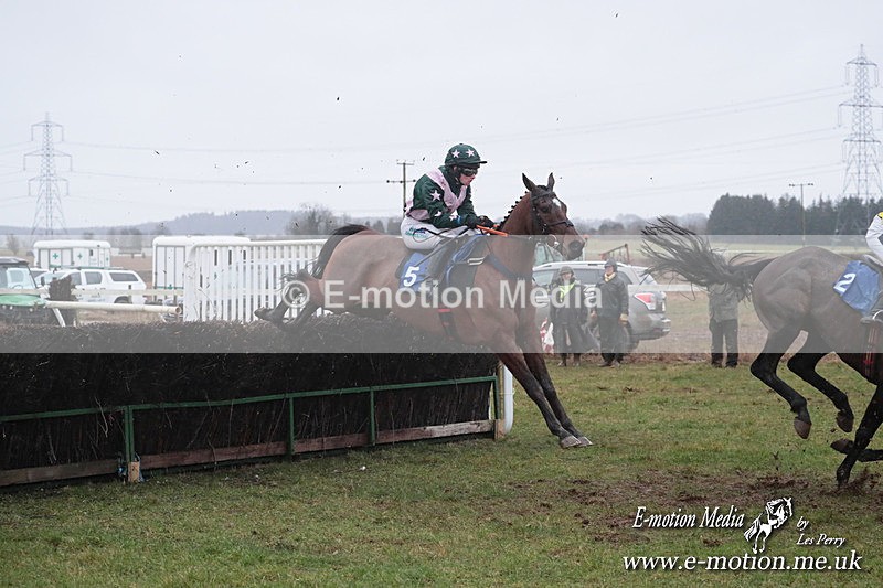 PtP 260125 736 - Cocklebarrow Point-to-Point racing with the Heythrop Hunt 26/01/25