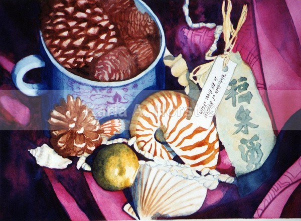 Shells and Cones - Original Art