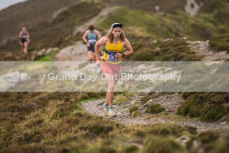 Uphill Only-180 - British Athletics Off Road Running Championships Senior Uphill Only Trial - Skiddaw Friday 15th Augu